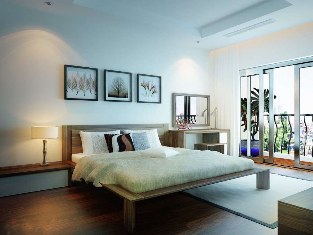 ánh sáng trong trang trí phòng ngủ