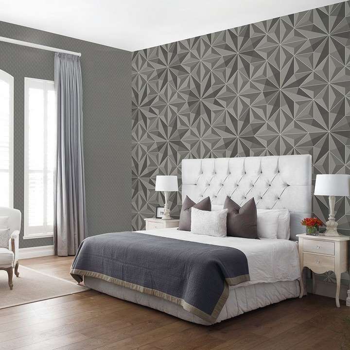 giấy xống dán tường trang trí phòng ngủ